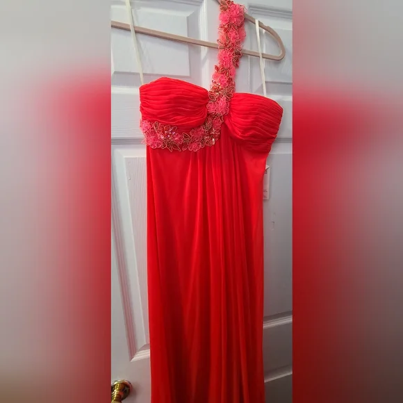 Xcape by Joanna Chen Dresses | Xscape Prom Party Gown | Color: Orange/Red | Size: 4 | Adristreasures's Closet